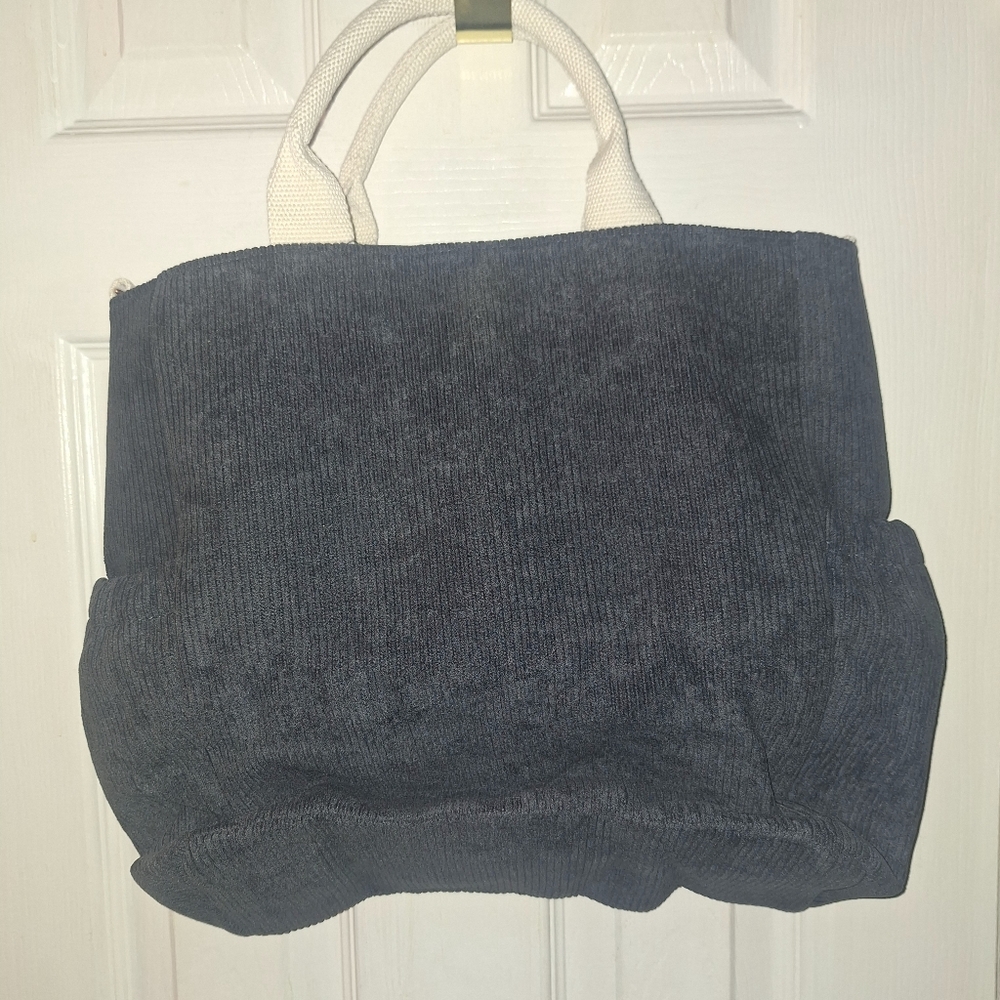 A Woman's Black Corduory Tote Bag By Prite** - Picture 7 of 7